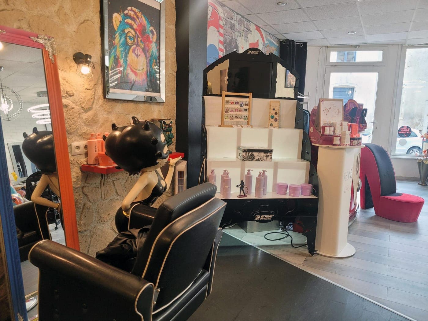 Ambiance chaleureuse du salon