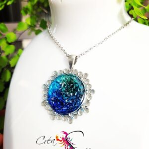 Collier "Abysse Scintillant" Océan Mystérieux