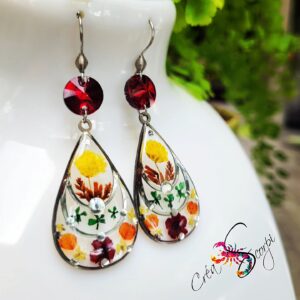 Boucles d'oreilles "Jardin Secret Scintillant"