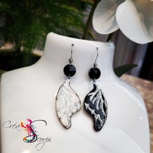 Boucles d'Oreilles Ailes d'Ange et de Démon