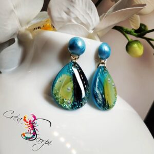 Boucles d'Oreilles Goutte Céleste