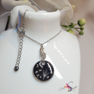Collier Médallion Flore Enchantée