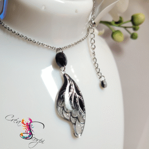 Collier Aile d'Ange Scintillante