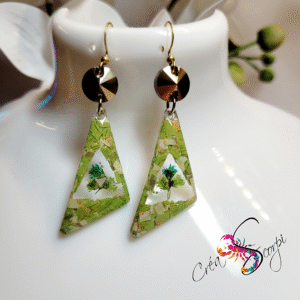Boucles d'oreilles "Écho Forestier"