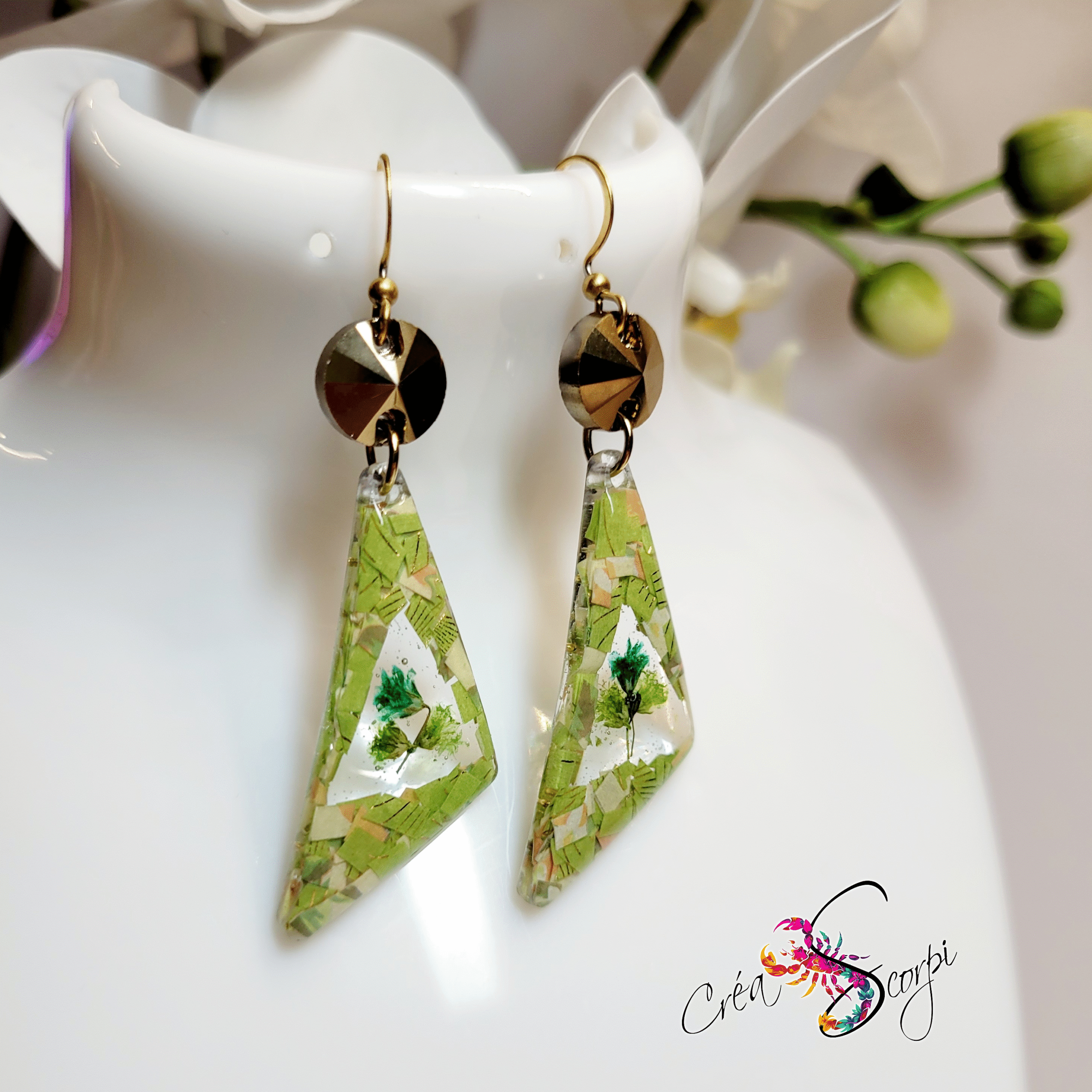 Boucles d'oreilles "Écho Forestier" – Image 2
