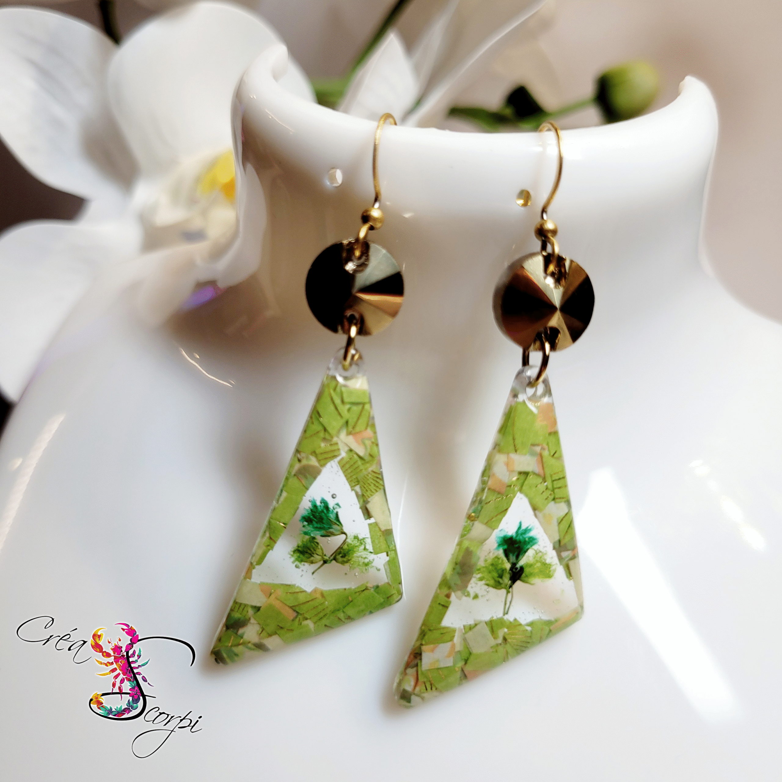 Boucles d'oreilles "Écho Forestier" – Image 4