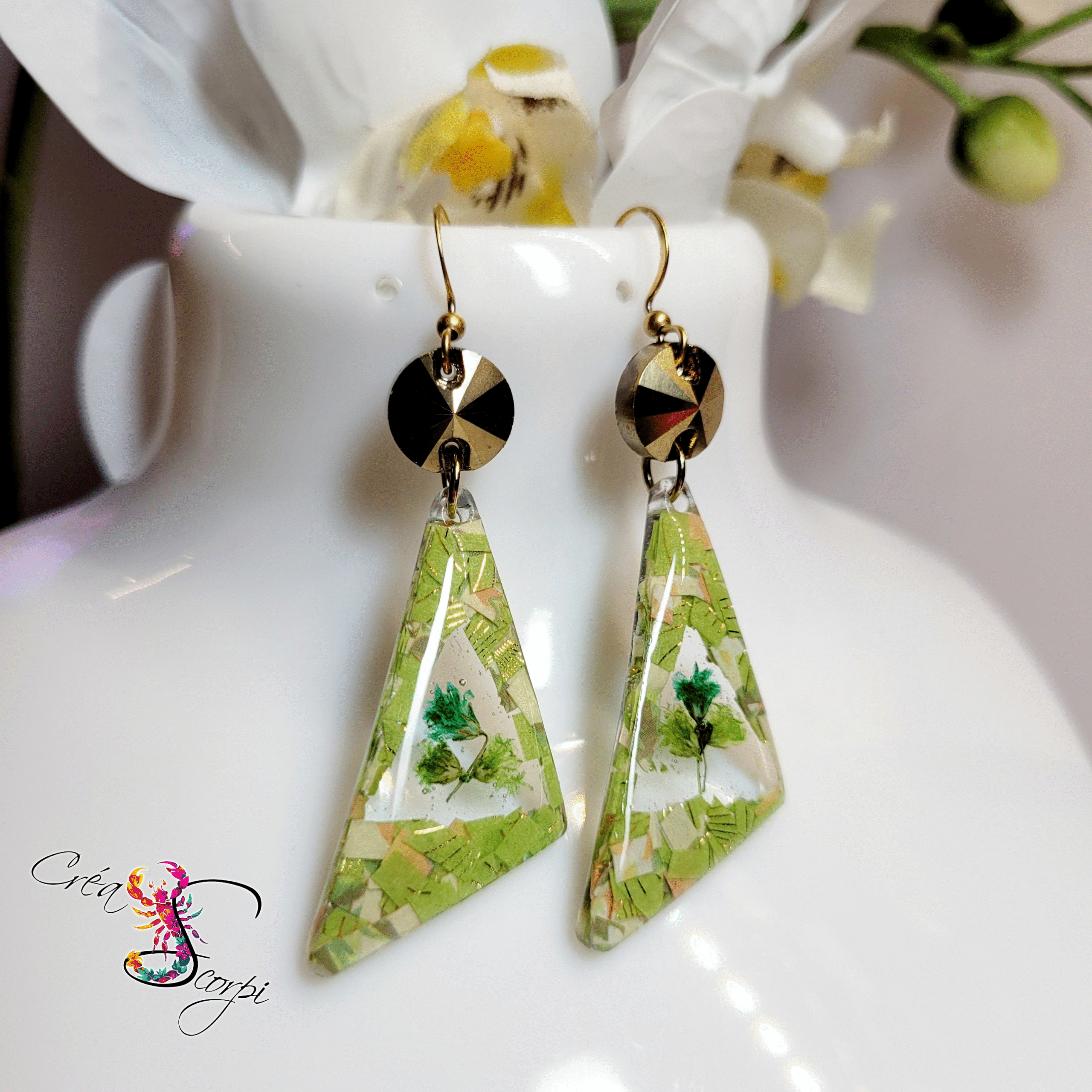 Boucles d'oreilles "Écho Forestier" – Image 3
