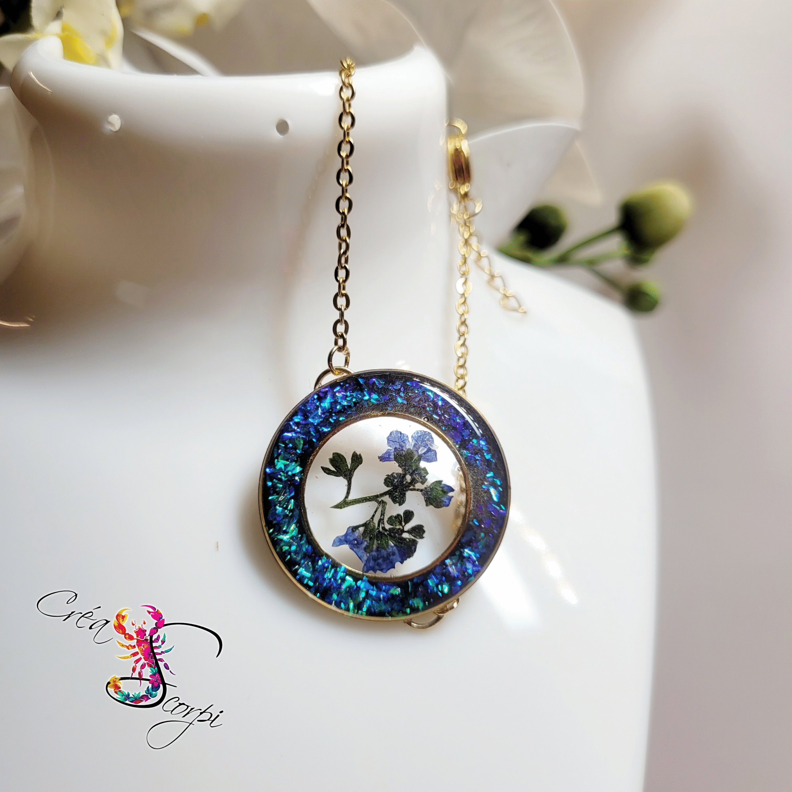 Bracelet "Éclat Floral Azuréen" – Image 4