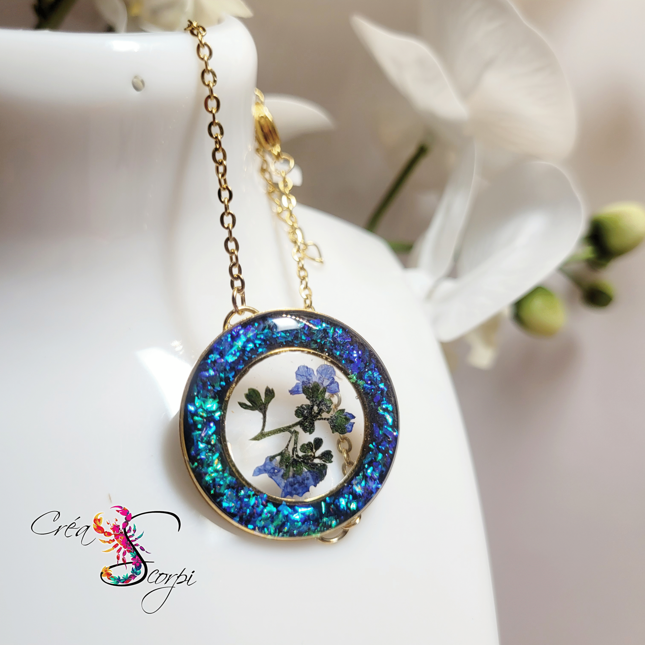 Bracelet "Éclat Floral Azuréen" – Image 2