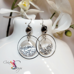 Boucles d'oreilles "Éclat Argenté"