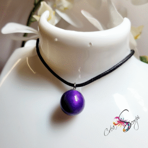 Collier "Mystère Pourpre"