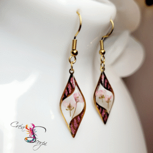 Boucles d'Oreilles "Mini Éclat Floral Rosé"