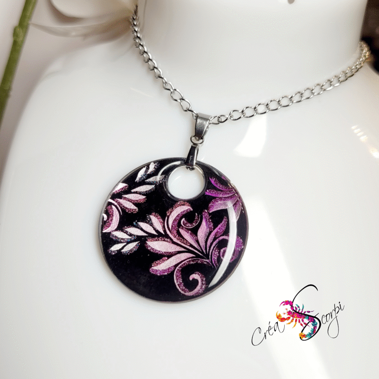 Pendentif "Fleur de Nuit"