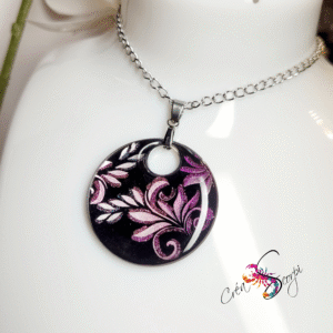 Pendentif "Fleur de Nuit"