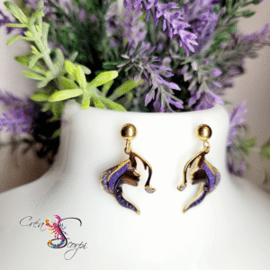 Boucles d'Oreilles "Profil Nocturne"