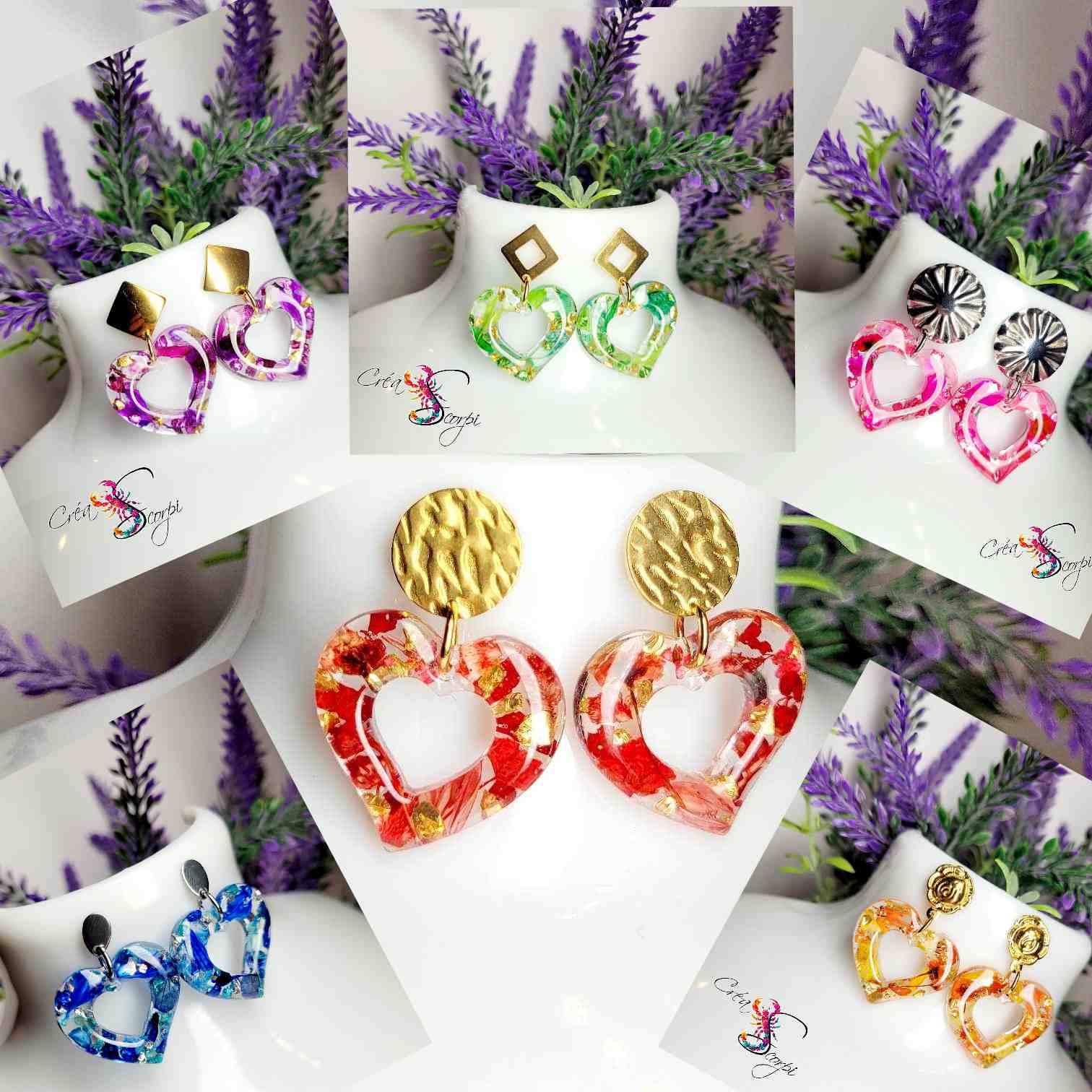 Boucles d'Oreilles "Cœur Éternel"