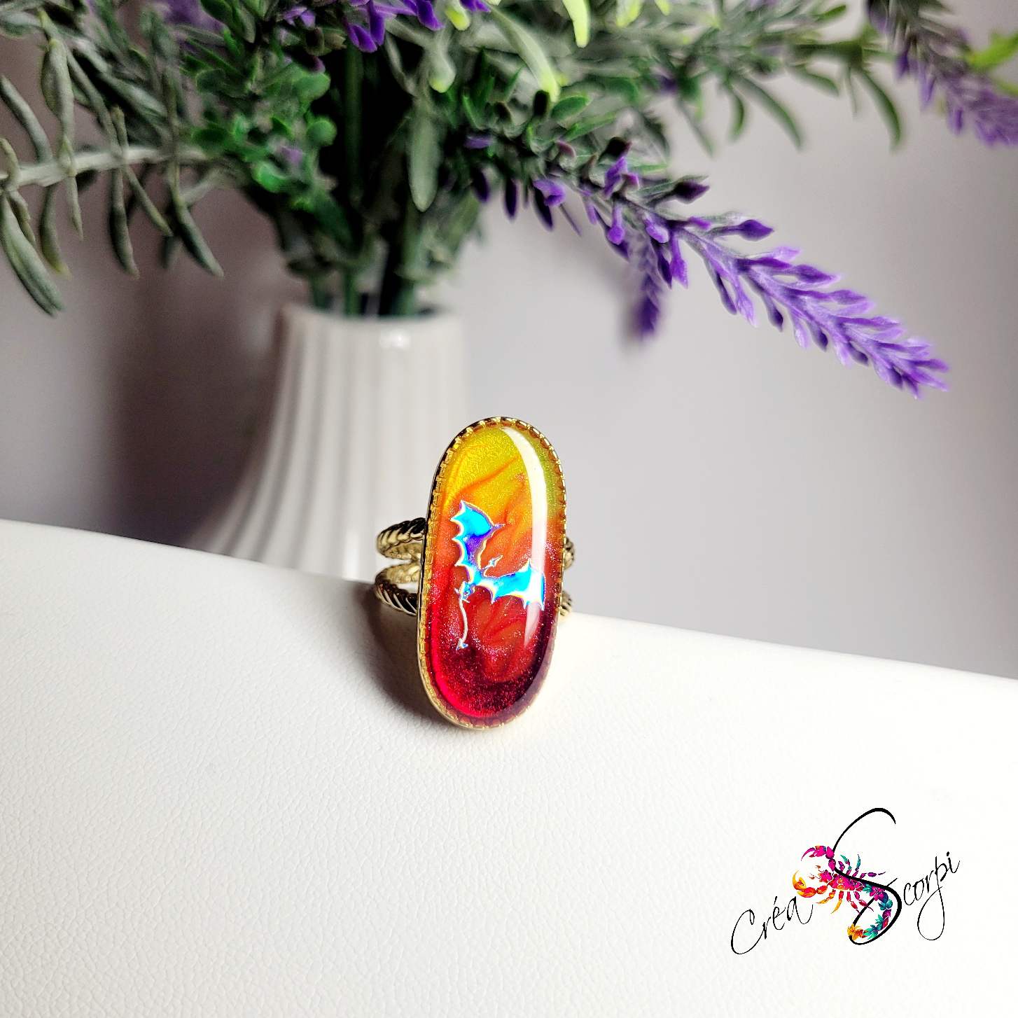 Bague "Souffle du Dragon"