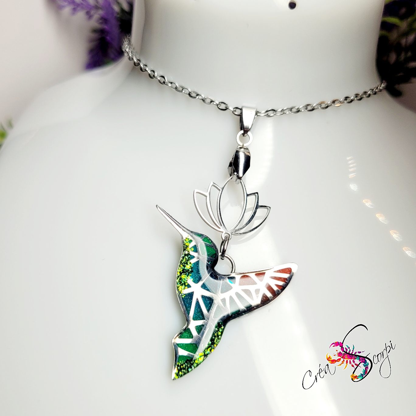 Collier "Colibris Stellaires"