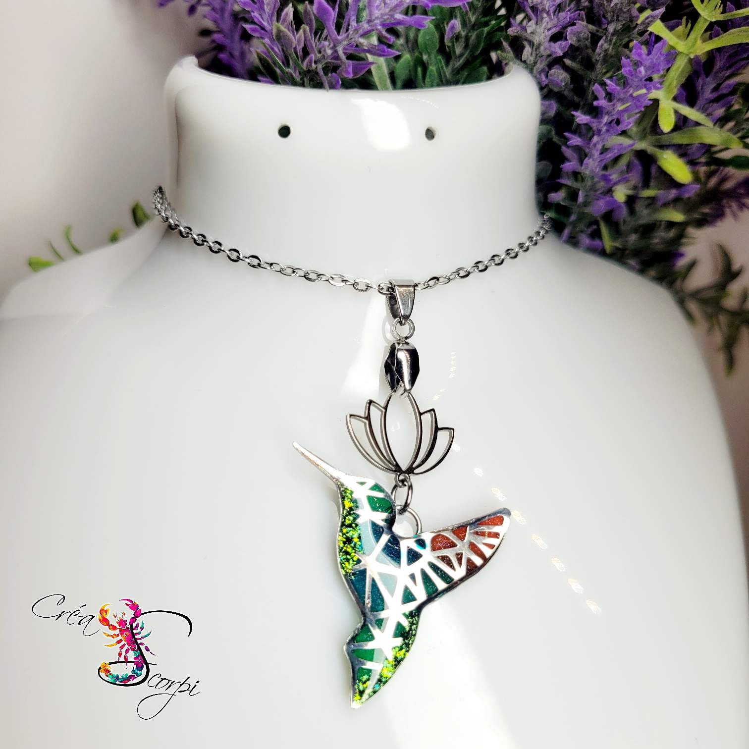 Collier "Colibris Stellaires" – Image 2