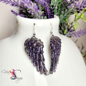 Boucles d'oreilles "Ailes Mystiques"
