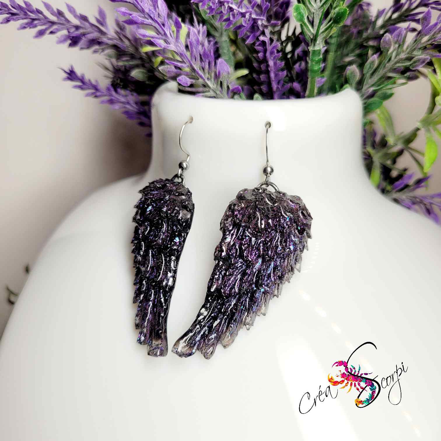 Boucles d'oreilles "Ailes Mystiques" – Image 3