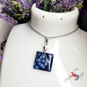 Collier Pendentif Constellation Florale