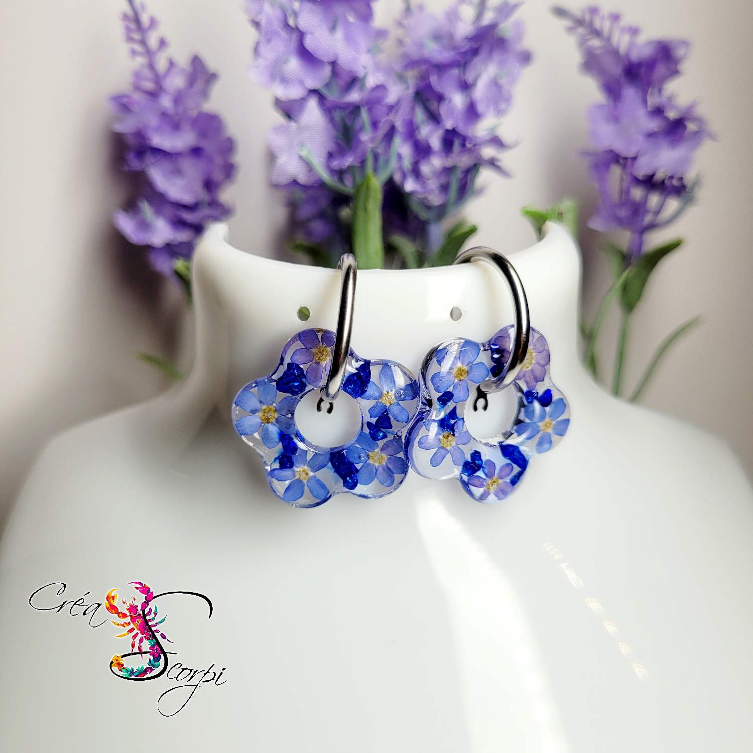 Pampilles Florales "Rêve de Myosotis" – Image 4