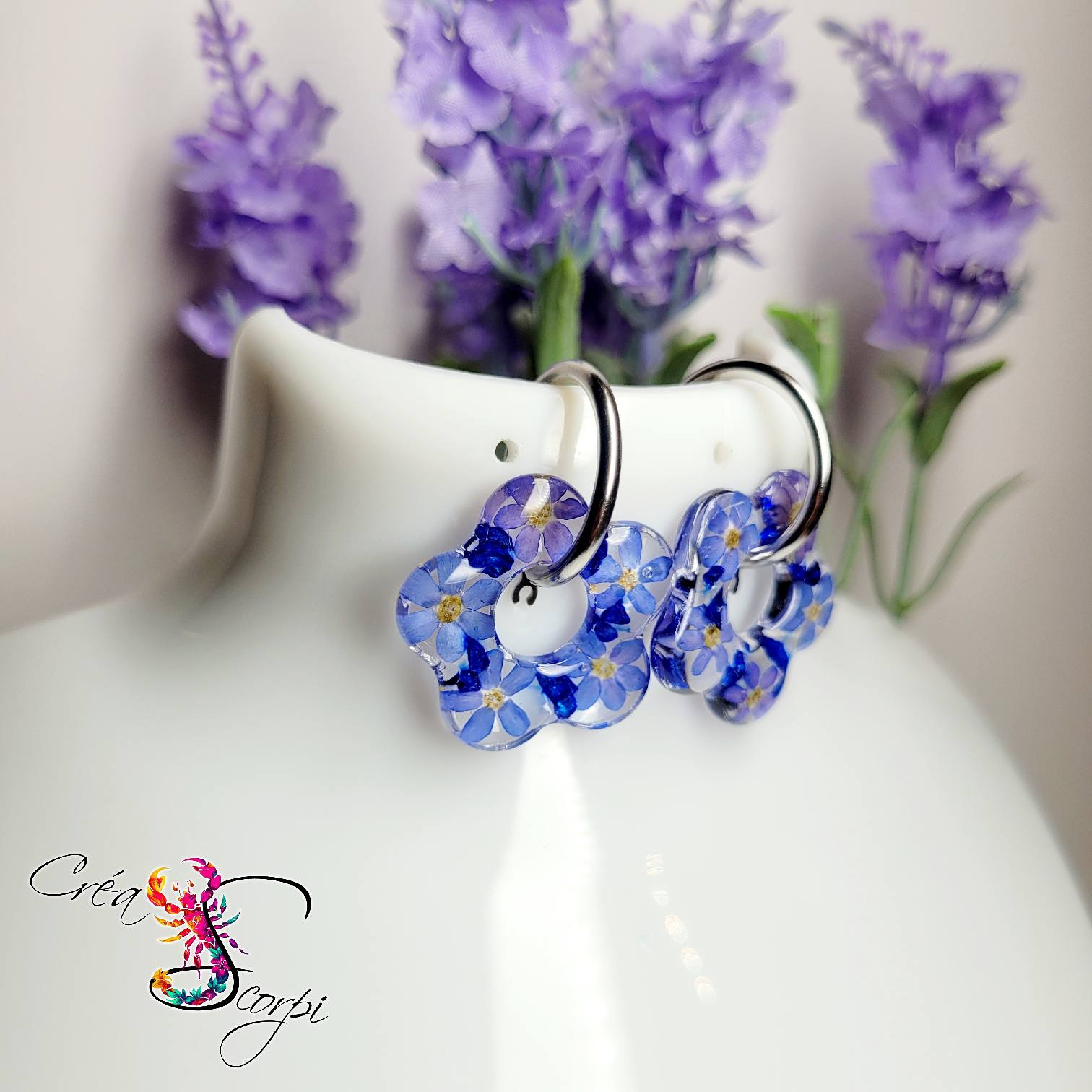Pampilles Florales "Rêve de Myosotis" – Image 3